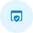 Security operations - graphic icon Security operations - graphic icon